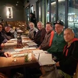 CTTC members at Adrian's retirement dinner