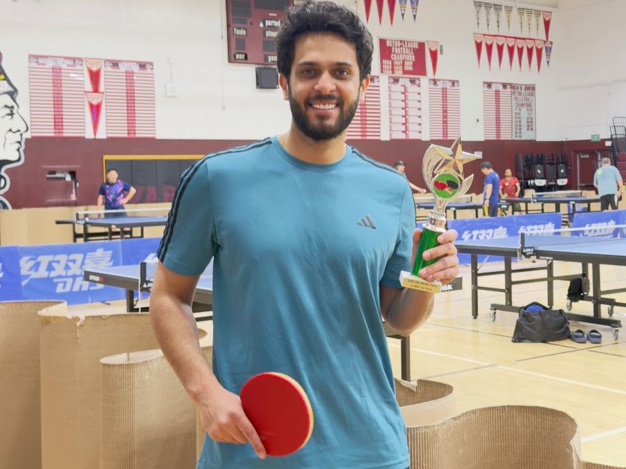 Marko with Sacramento Open trophy