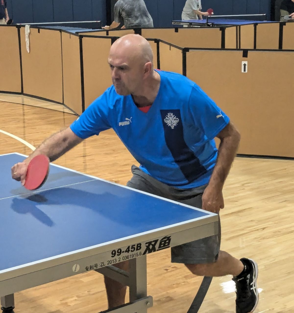 CTTC member playing table tennis